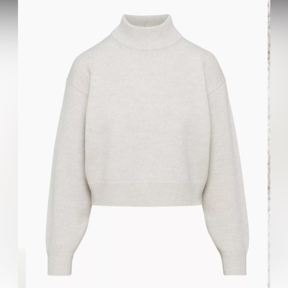 Aritzia 100% merino wool Wilfred FreeHarper Sweater minimalist contemporary